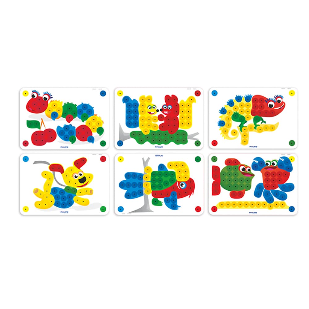 Pegs 20 mm (6 piezas) - Primary Colors