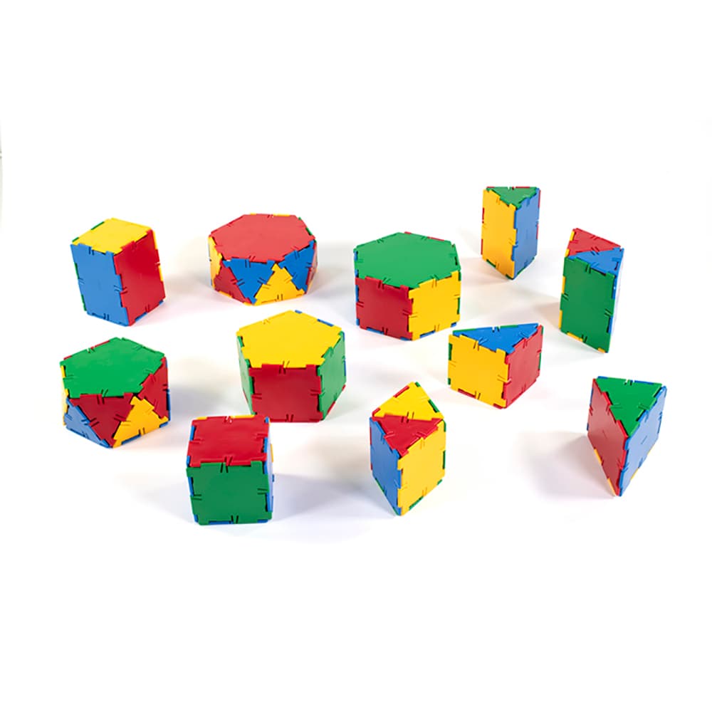 Juego geometría y volumen: Set prismas