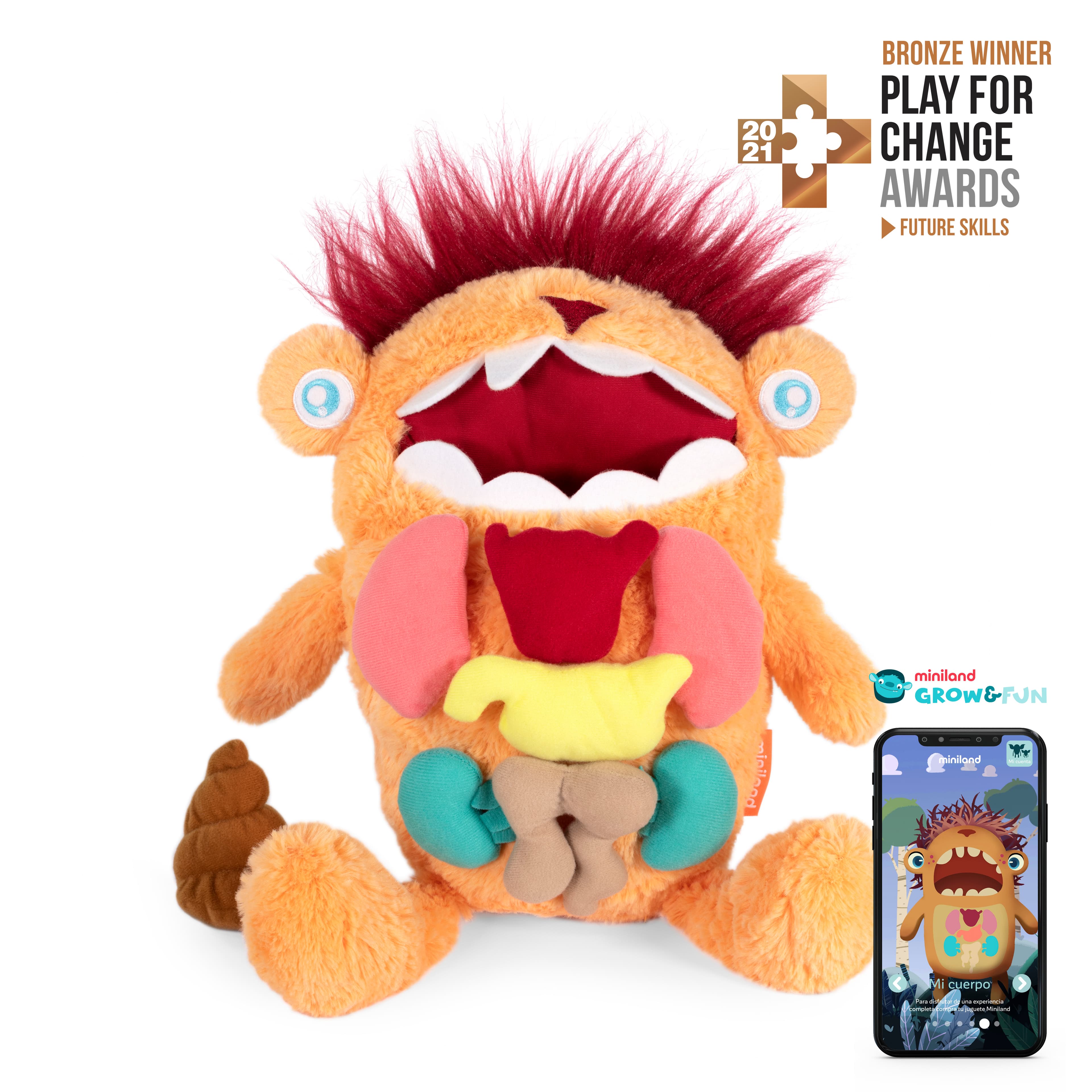 Peluche de aprendizaje de órganos amazing inside