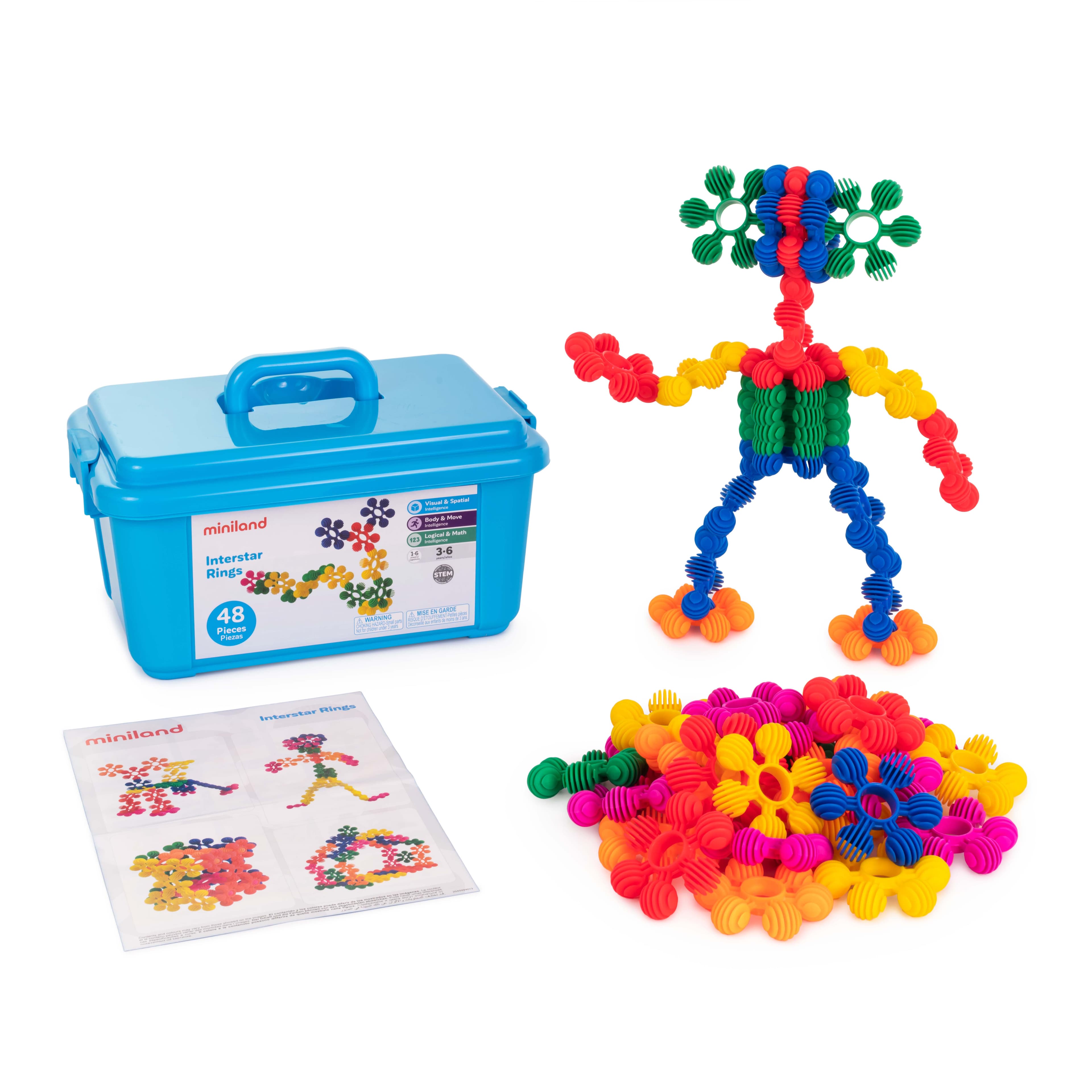 Juego de construcción Interstar Rings (48 piezas)