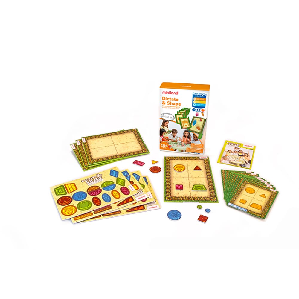 Juego de dictado visual Dictate & Shape