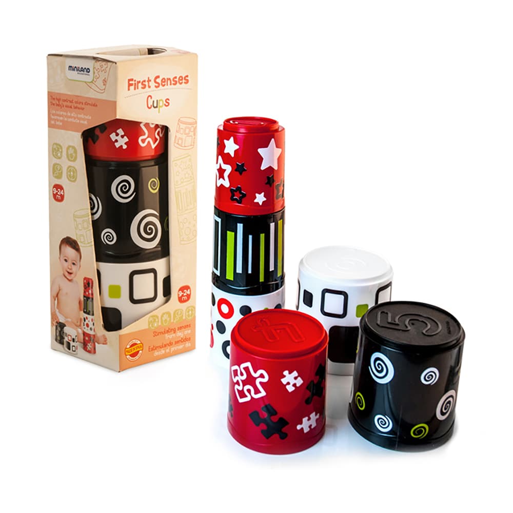 Vasos apilables First Senses: Cups