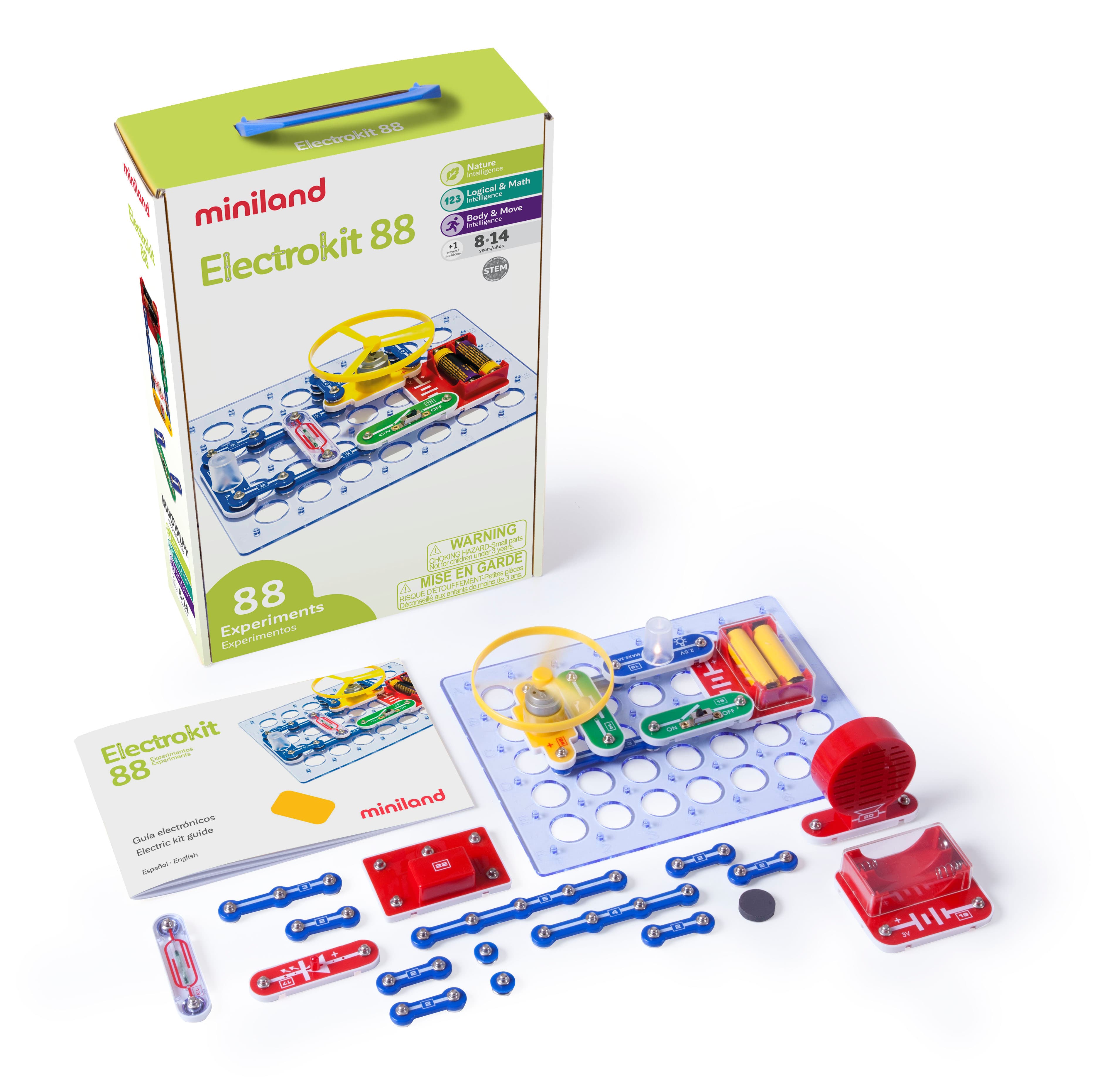 Juego educativo Electrokit: 88 experimentos