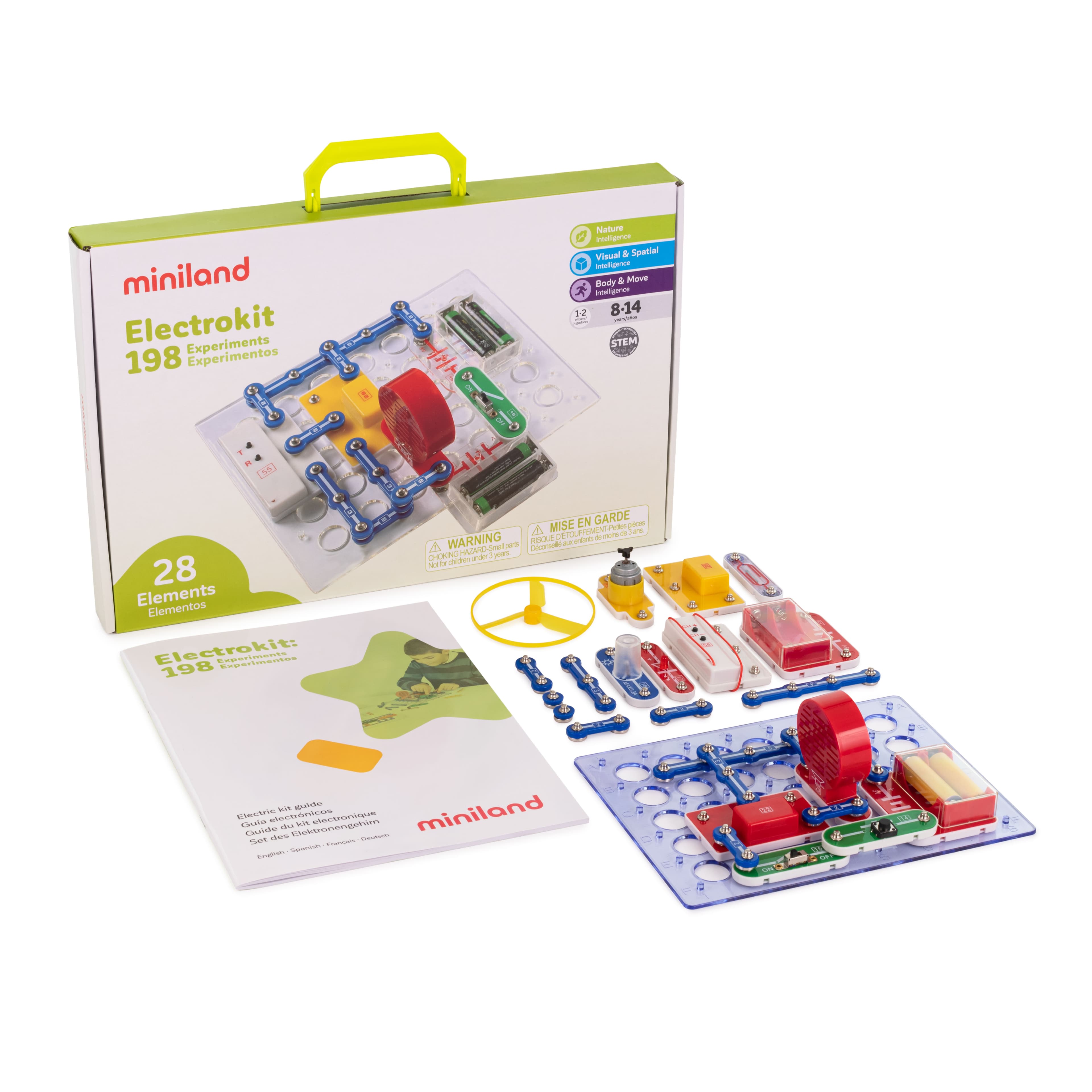 Juego educativo Electrokit: 198 experimentos